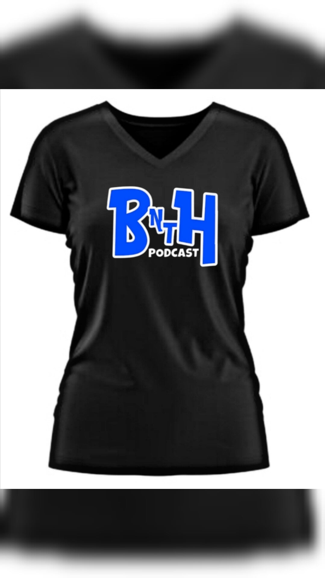 WOMEN'S V-Neck LOGO T- Shirt